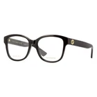 Gucci GG1340O 001 Black Rectangular 54MM Women's Eyeglasses New. Price: $229.00.