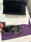 Unisex Gucci Shield Sport Sunglasses GG1650S Black And Grey Made In Japan New. Price: $150.00.