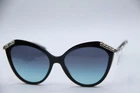 New Tiffany&co. Tf 4173-B 8001/9S Black Stud Gradient Authentic Sunglasses 55-17. Price: $184.00.