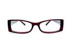 Burberry Red Rectangular Eyeglasses Gray Plaid Temples Italy B2055 53 16 135 Pre-owned. Price: $169.10.
