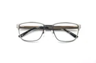 Tlg NU054 C03 Gray Brown Unisex Authentic Full Rim Eyeglasses Frames 55-19-140 New. Price: $102.00.