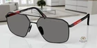 Prada Linea Rossa Ps A50S 1BO02G Mt Black Grey Polarized 60 Mm Men's Sunglasses New. Price: $259.00.