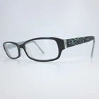 Bebe Hugs BB5063 001 Jet Black Lace Detail Rectangular Eyeglasses Frames 135MM Pre-owned. Price: $35.99.