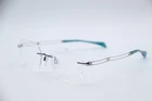 New Line Art Charmant Xl 2168 Tl Teal Silver Authentic Frames Eyeglasses 52-17. Price: $152.15.