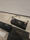 Versace VE3383F GB1 Black Gold Greca Cat Eyeglasses Frames 54MM New W/ Box. Price: $149.99.
