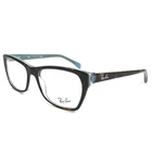 Ray-ban Eyeglasses Frames RB5298 5023 Brown Havana On Clear Blue 53-17-135 New. Price: $99.99.
