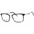 Police Men's Eyeglasses Striped Blue Acetate Rectangular Shape Frame VPL684 9N4M New. Price: $59.18.