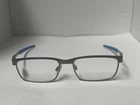 Oakley OY3002-0248 Steel Plate Xs Satin Brushed Chrome Blue Frame Only 48-15 130 Pre-owned. Price: $35.00.
