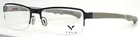 Ceo-v CV615 Blue Mens Rectangle Half Rim Eyeglasses 54-16-137 B:30 New. Price: $34.99.