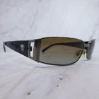 Versace Mod 2021 1001/11 Gunmetal Medusa Greek Key Sunglasses Womens 60-15 Pre-owned. Price: $179.99.