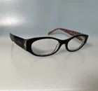 Prada Vpr 03P MAS-1O1 53-17-140 Cat Eye Black Plastic Full Rim Geometric Pre-owned. Price: $35.00.