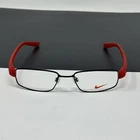 Nike Men's Eyeglasses 8063 002 Black/red Metal Frames 51 17-145 Mm Pre-owned. Price: $275.00.