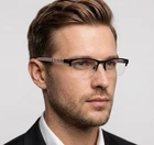 New Tommy Hilfiger Eyeglasses TH1528 Square Half Rimm 53-145 Authentic. Price: $110.00.
