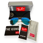 Ray-ban Sunglasses Rb 3025 112/4L Matte Gold Blue Polarized 58MM With Case New. Price: $145.00.