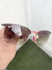 New Ray Ban Scuderia Ferrari RB3673-M Gold Brown Lens Size 56/17. Price: $130.00.