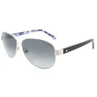 Kate Spade Ks DALIA2 YB7 Siver Dots Metal Aviator Sunglasses Grey Gradient Lens New. Price: $67.28.