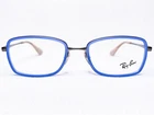 New Ray Ban RB6336 2620 Womens Rubber Blue Rectangle Eyeglasses Frames 51/18 140. Price: $99.99.