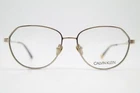 Calvin Klein CK19113 Gold Black Oval Eyeglasses Frame New. Price: $101.98.