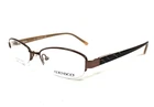 Adensco Eyeglasses Frames Denise Jnq Shiny Bronze Oval Half Rim 52-17-135 New. Price: $67.19.