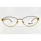 Dkny Donna Karan New York Gold Oval Eyeglasses Frames Dy 5634 51-16-135 Pre-owned. Price: $20.99.