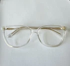 Michael Kors MK4067U Santa Clara 3015 Clear Gold Eyeglasses Frame 55 16 140 Pre-owned. Price: $28.00.
