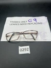 Carrera CA7582 R80 Eyeglasses Mens Brown Rectangular Full Rim 56-17-145 Pre-owned. Price: $38.80.
