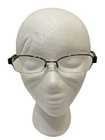 Nine West Womens Semi Rim Eyeglasses Animal Print 50 17 135MM Spring Arms Pre-owned. Price: $16.77.