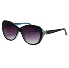 Tiffany & - Black And Blue Gradient Sunglasses W/flower TF4048 Rare Color New. Price: $161.46.