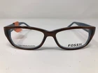 Fossil Eyeglasses Frame Cassie 0DY1 52-14-135 Brown/blue Full Rim S994 New. Price: $46.41.