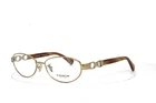 Coach Eyeglasses Gold Light Brown Horn Frame 52-16-135 5062 9206 New. Price: $39.99.