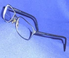 Giorgio Armani Eyeglasses 1077 Satin/blue Metal & Plastic Frames Pre-owned. Price: $34.95.
