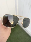 New Ray Ban The Colonel RB3560 Gold G15 Lens Size 58/17. Price: $130.00.