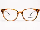 New Prada VPR13U KJN-1O1 Womens Eyeglasses Frames Brown/orange Oval 50/18 140. Price: $149.99.