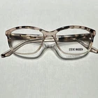 Steve Madden Tortoise Shell Full Rim Plastic Eyeglass Frames 145MM Women New. Price: $53.49.