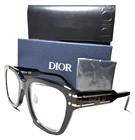 New Christian Diorsignatureo S6F 1000 Black Gold Authentic Eyeglasses 50-19. Price: $295.00.