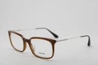 New Prada Vpr 16U-F FHX-1O1 Brown Horn Gunmetal Authentic Eyeglasses 55-19. Price: $169.15.