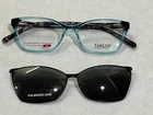 Takumi Eyeglasses TK1088 60 Aqua Crystal Polarized Mag Sunglasses 52-16-140 New. Price: $57.77.