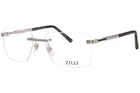 Zilli ZI60086 C02 Eyeglasses Frame Men's Shiny Silver/grey Horn Rimless 58MM New. Price: $229.95.