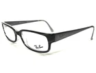 Ray-ban Eyeglasses Frames RB5142 2327 Black Gray Horn Rectangular 52-17-145 New. Price: $87.54.