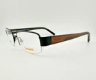 Timberland Half Rim Eyeglasses Frames Tb 1127 Col Black Brown Jean 52-19-140 New. Price: $58.88.