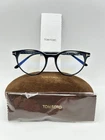 Tom Ford Eyeglasses Tf 5695 001 Black Gold 51 20 145 Round Blue Light New. Price: $164.99.