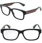 Gucci GG0343O Black Green Classic Stripe Unisex Eyeglasses 007 57MM New. Price: $209.00.