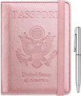 Walnew Passport Holder For Travel, Rfid Cover Wallet A-rosegold. Price: $10.63.