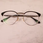 Ray Ban RB6406 2861 Unisex Silver On Top Black Round Eyeglasses Frames 51-18-145 Pre-owned. Price: $19.97.