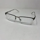 Emporio Armani 1143 3003 55-18-145 Gunmetal Clear Eyeglasses IY68 Pre-owned. Price: $41.25.