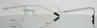 Italee Eyephorics Fk 75P/72P/75P Clear Pink Womens Eyeglasses 51-15-140 B:36 New. Price: $104.99.