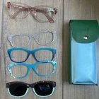 Pair Eyewear Magnetic Frames Addison Clear Pink Disney 4 Toppers Case Glasses New. Price: $75.00.