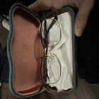 Gucci GG0131O Metal Square Eyeglass Frames Full Rim With Case Pre-owned. Price: $230.00.
