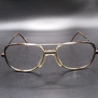 Menrad 459 Vintage Aviator Eyeglass Frames Brown Gold Metal 38-140 H6 Pre-owned. Price: $34.19.