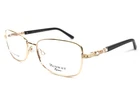 Runway Eyeglasses Frames RT826 Yg Brown Gold Wire Rim Crystals 54-16-135 New. Price: $59.99.